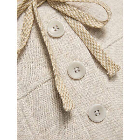 Ulla Johnson Call Sweat Pant in Oatmeal Melange M - Picture 3 of 7